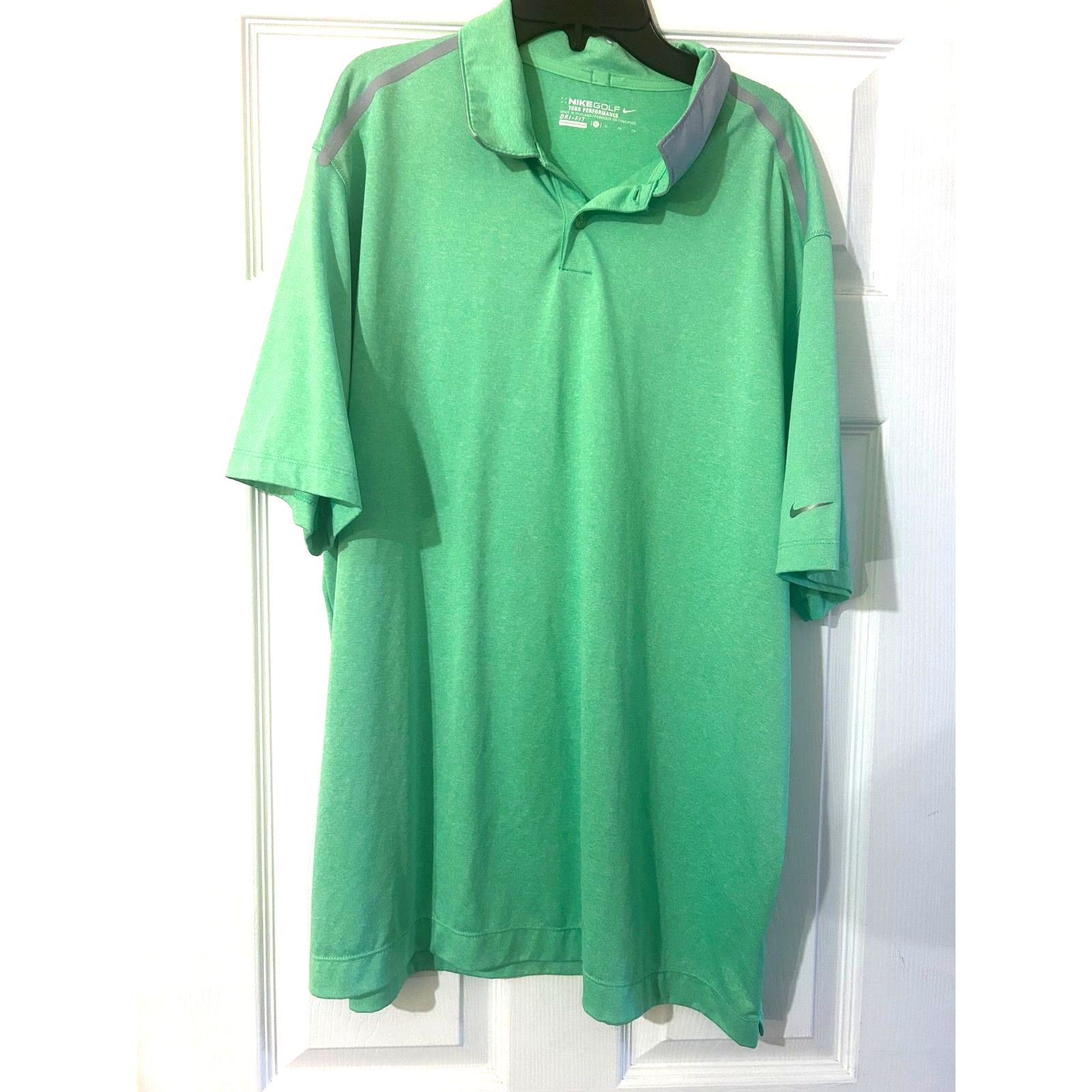 Nike Golf Tour Performance Polo Mens Xl Bright Green